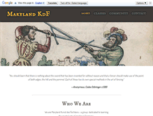 Tablet Screenshot of marylandkdf.com